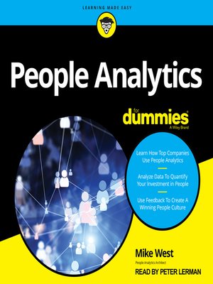 cover image of People Analytics For Dummies